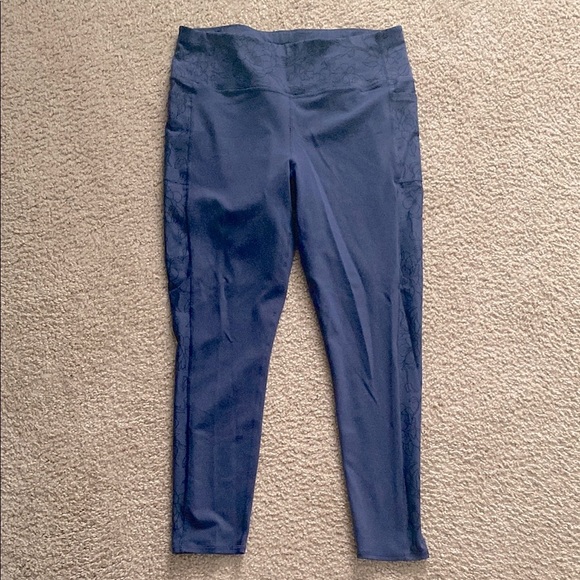 Skechers Blue High-Rise Performance Leggings - Picture 1 of 2